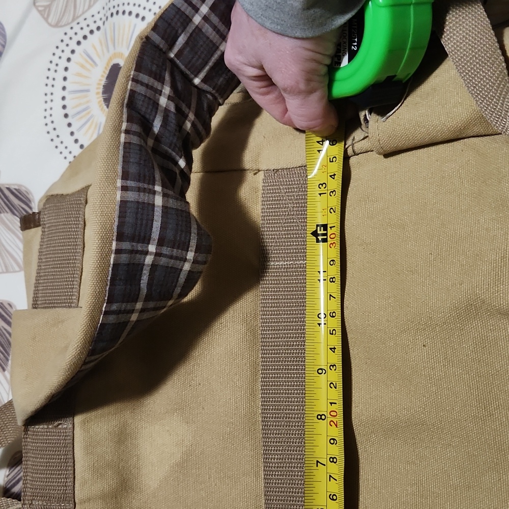 Tan and Brown Men's Bag - Picture 10 of 11